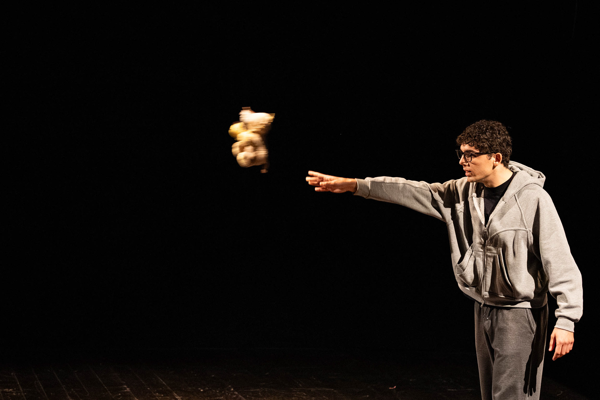 Napoli, 2026, Teatro NEST - Workshop di recitazione a cura di Ciro Esposito. Nella foto Giovanni