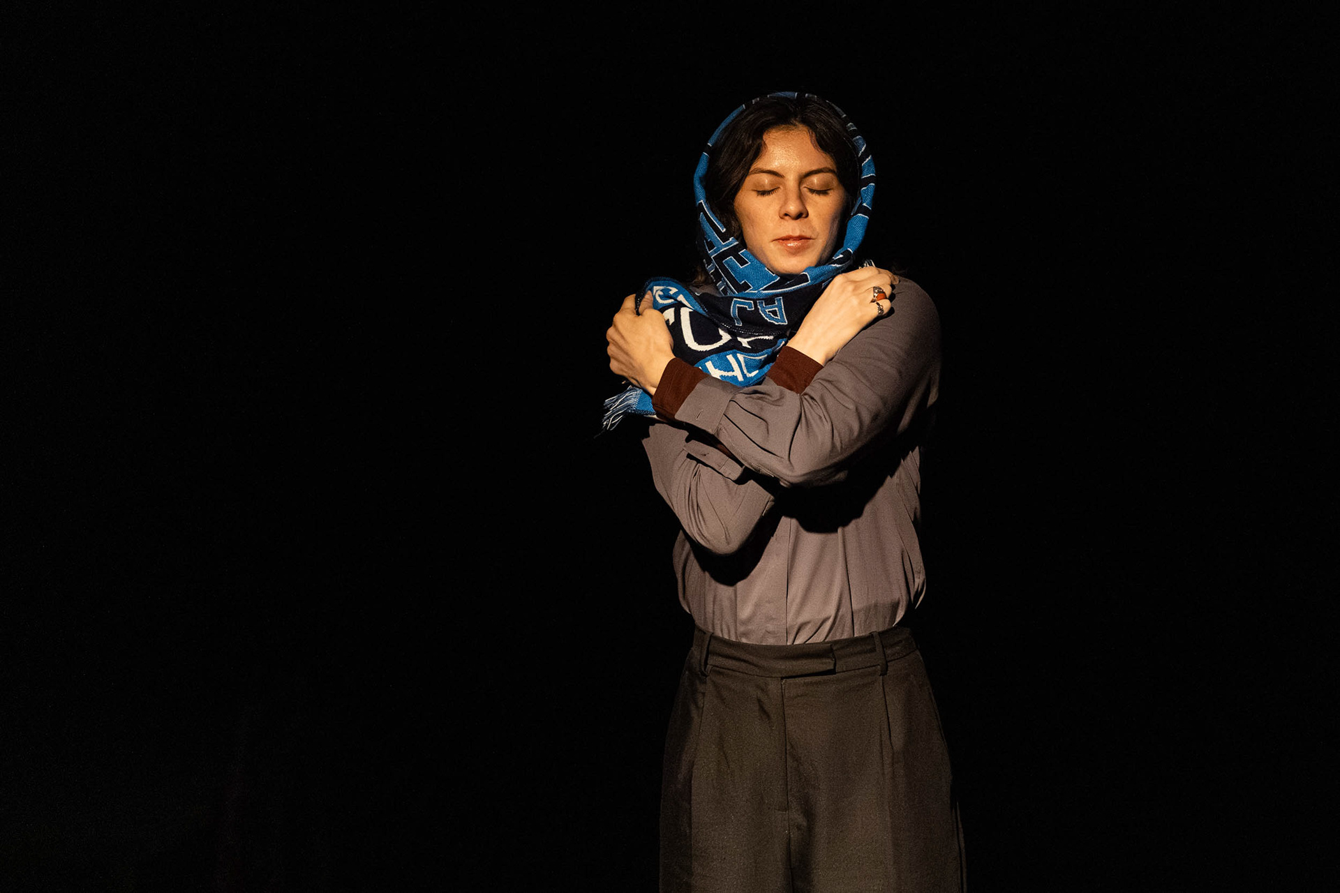 Napoli, 2026, Teatro NEST - Workshop di recitazione a cura di Ciro Esposito. Nella foto Luciana