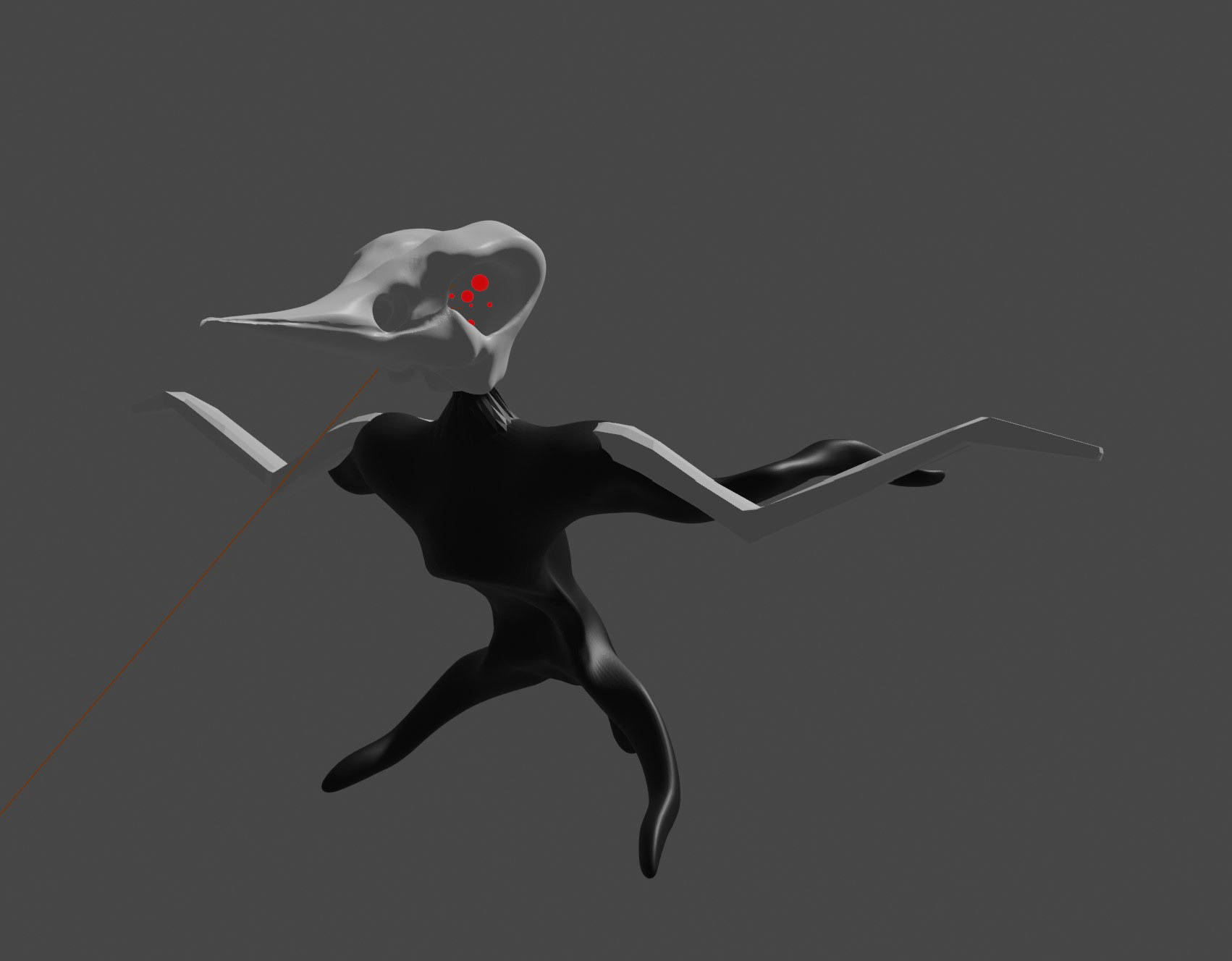 6: More head refinements, + arms as separate geometries