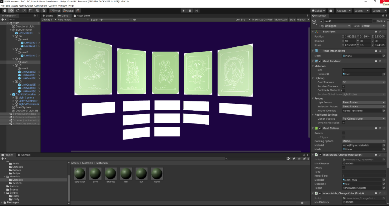 First Unity prototype