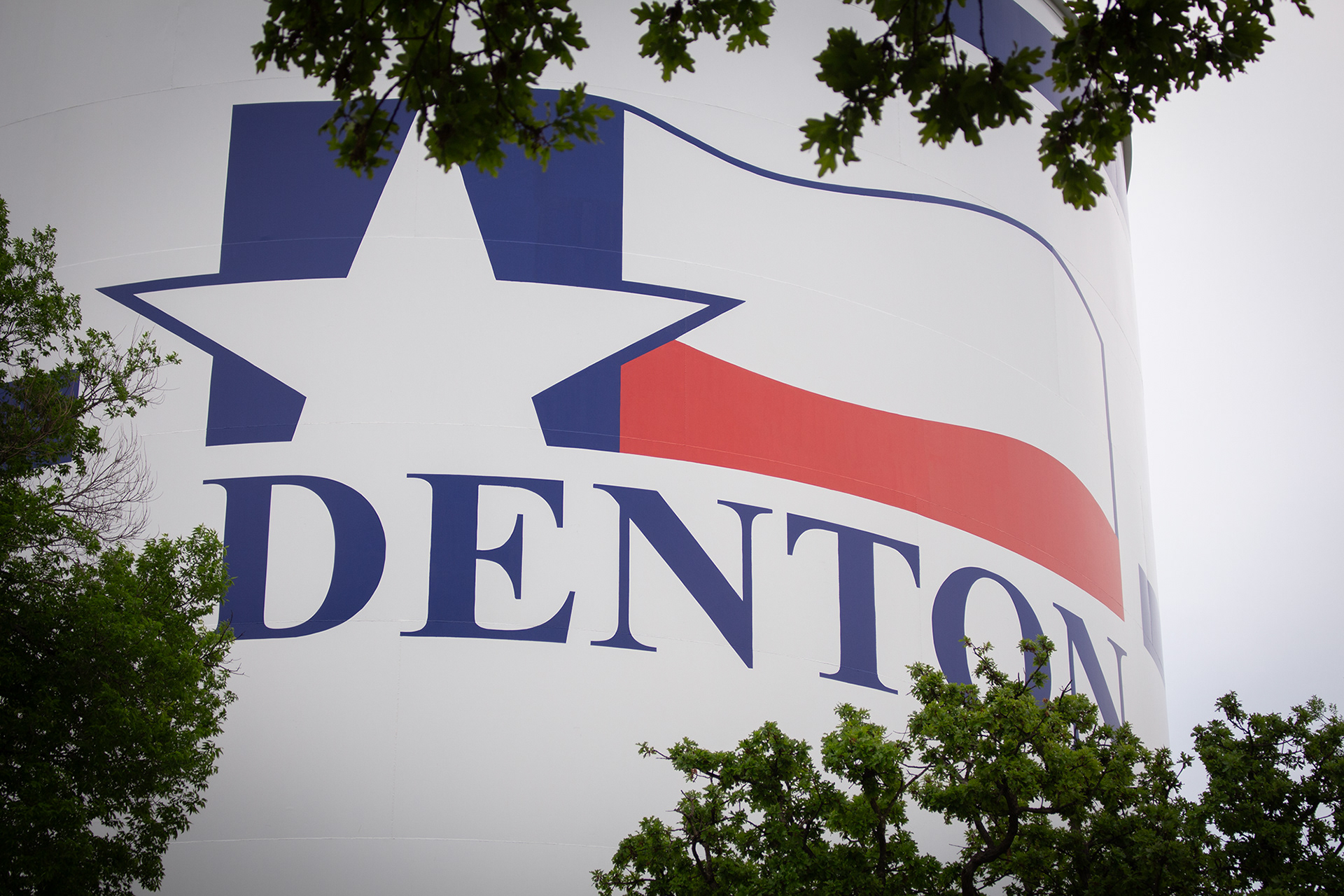 DENTON, TEXAS April 14, 2025  A standpipe water tower for the city of Denton, Texas in McKenna Park off Bonnie Brae St. Photo/ Natalie VanDerWal