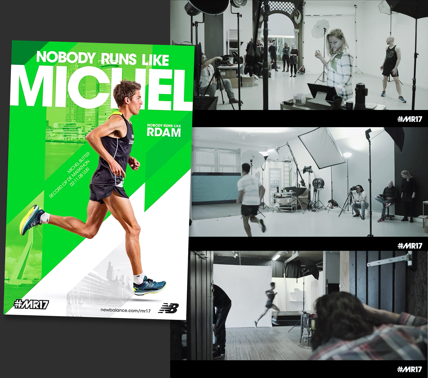 Uit de New Balance Making Of Movie