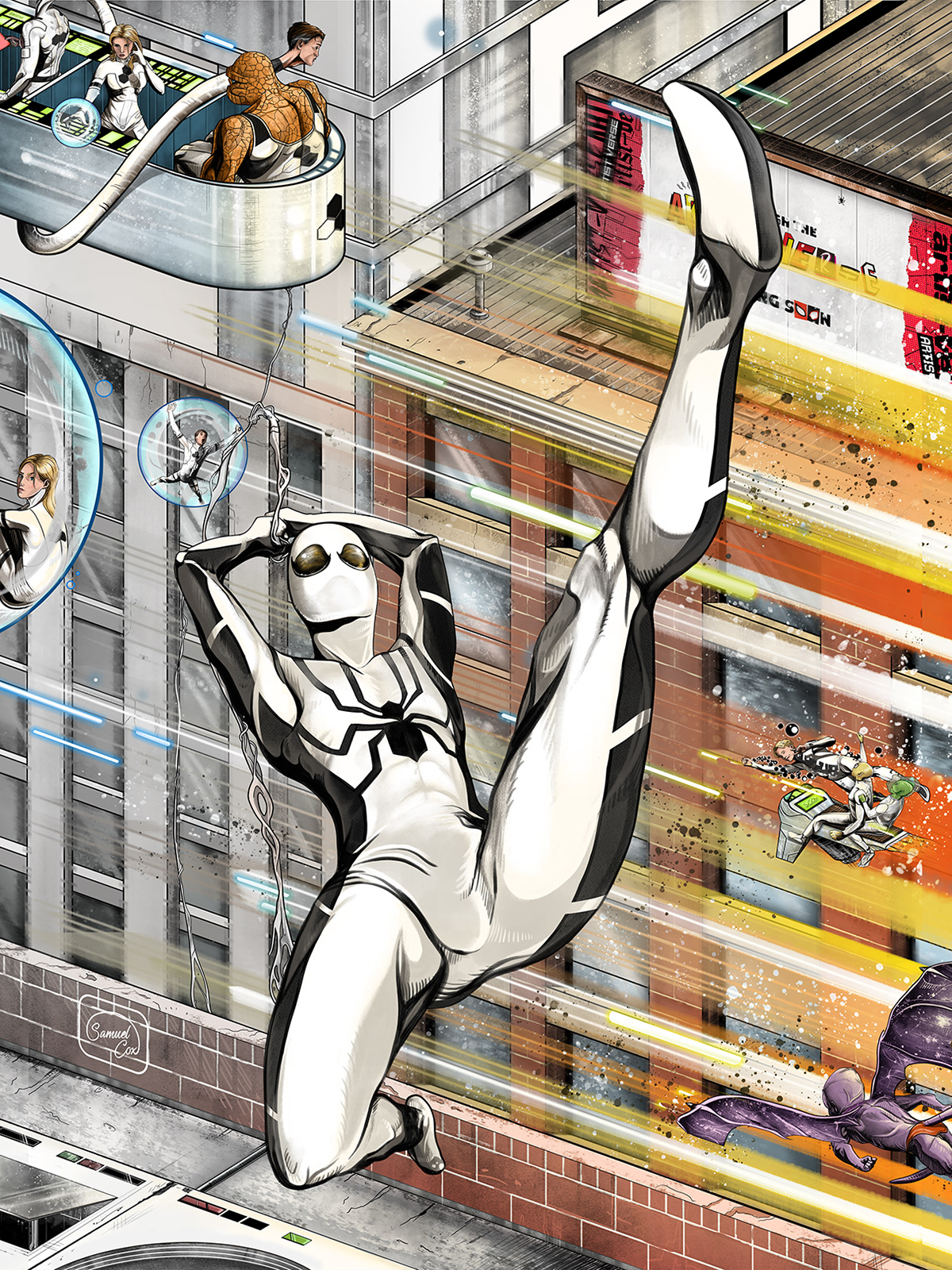 Future Foundation, created for the "Across the Artistverse" Community Project. 2023