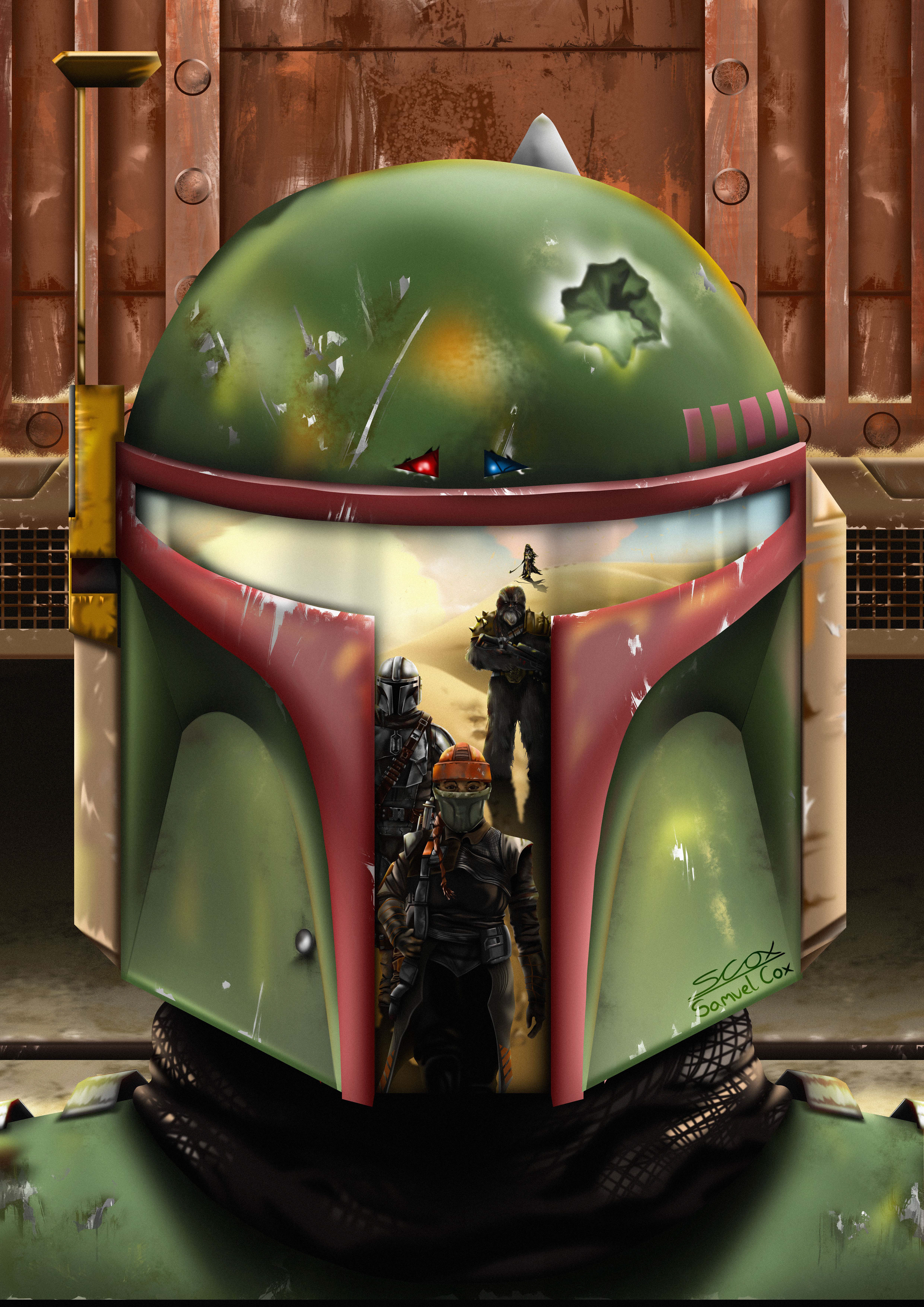 Poster Tribute for the "Book of Boba Fett".