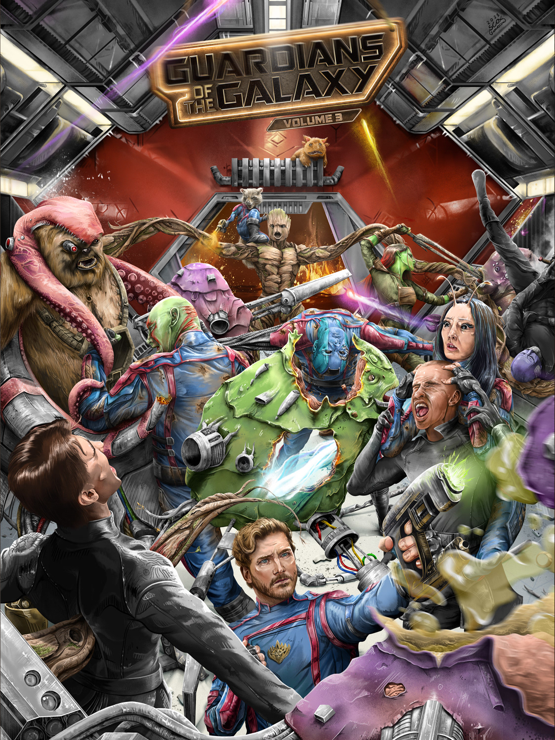 James Gunn's "Guardians of the Galaxy - Vol 3". 2023