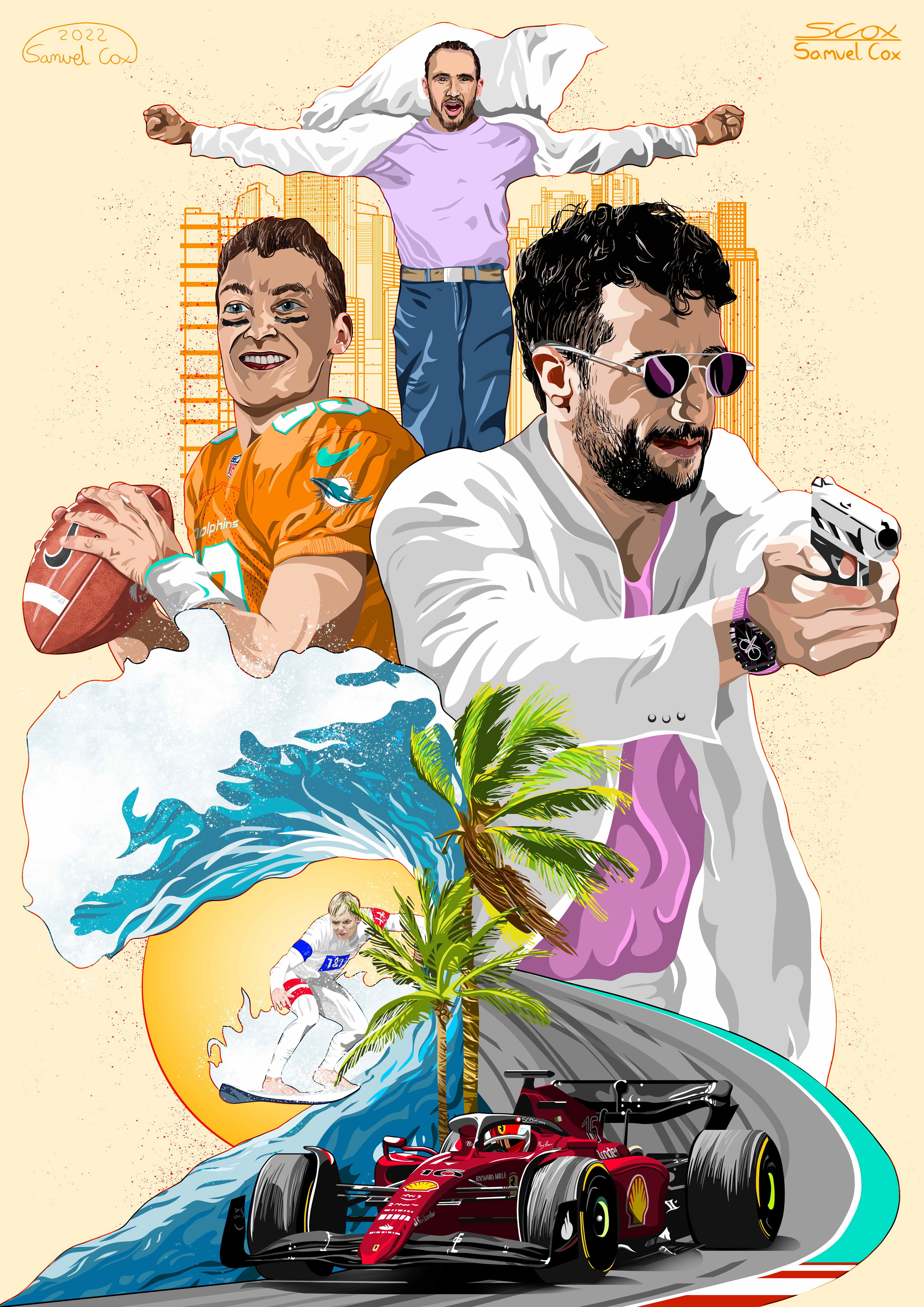 Miami 2022 GP Poster.