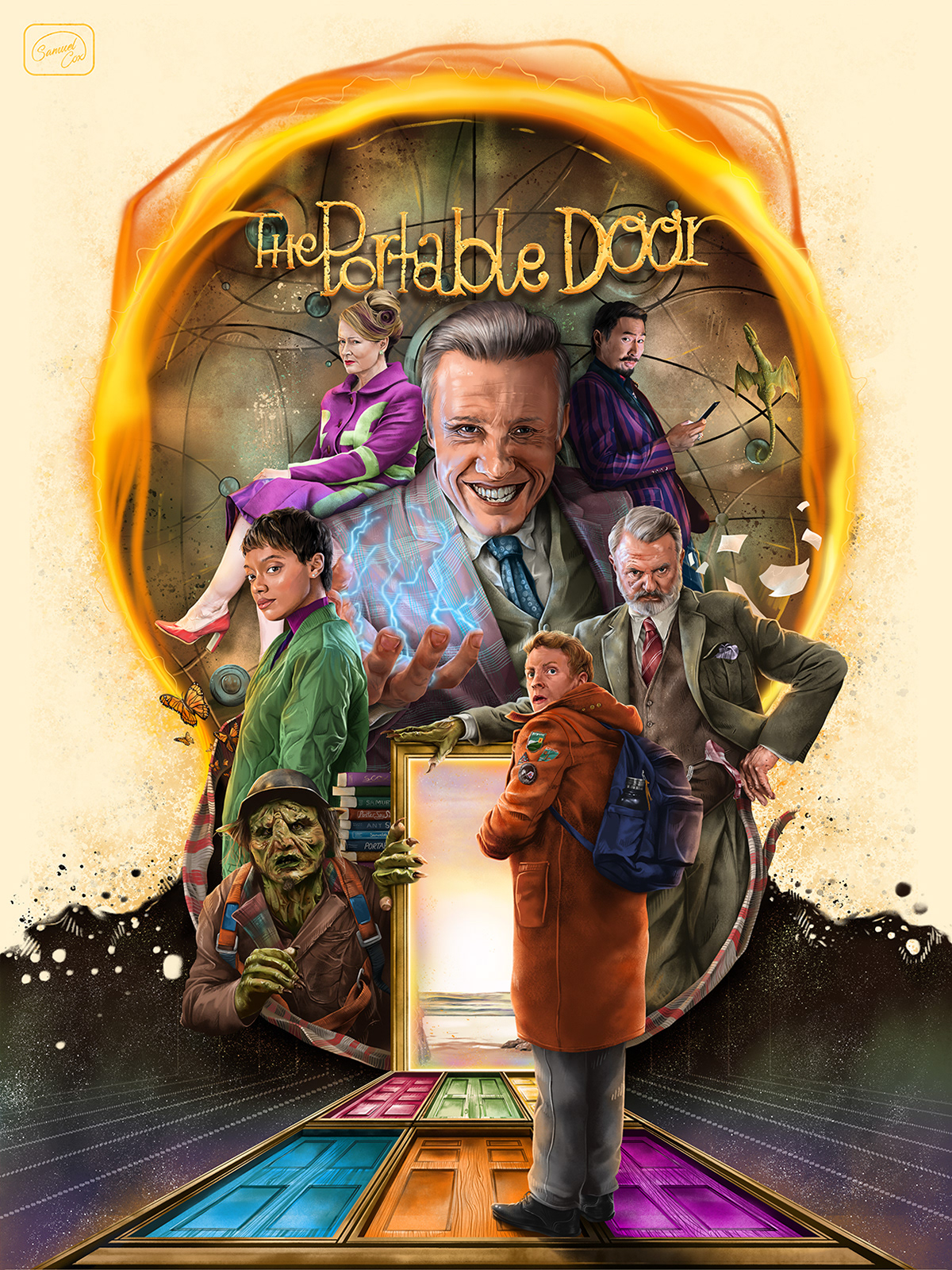 Licensed Poster for Sky Cinema's "The Portable Door" via PosterSpy. 2023