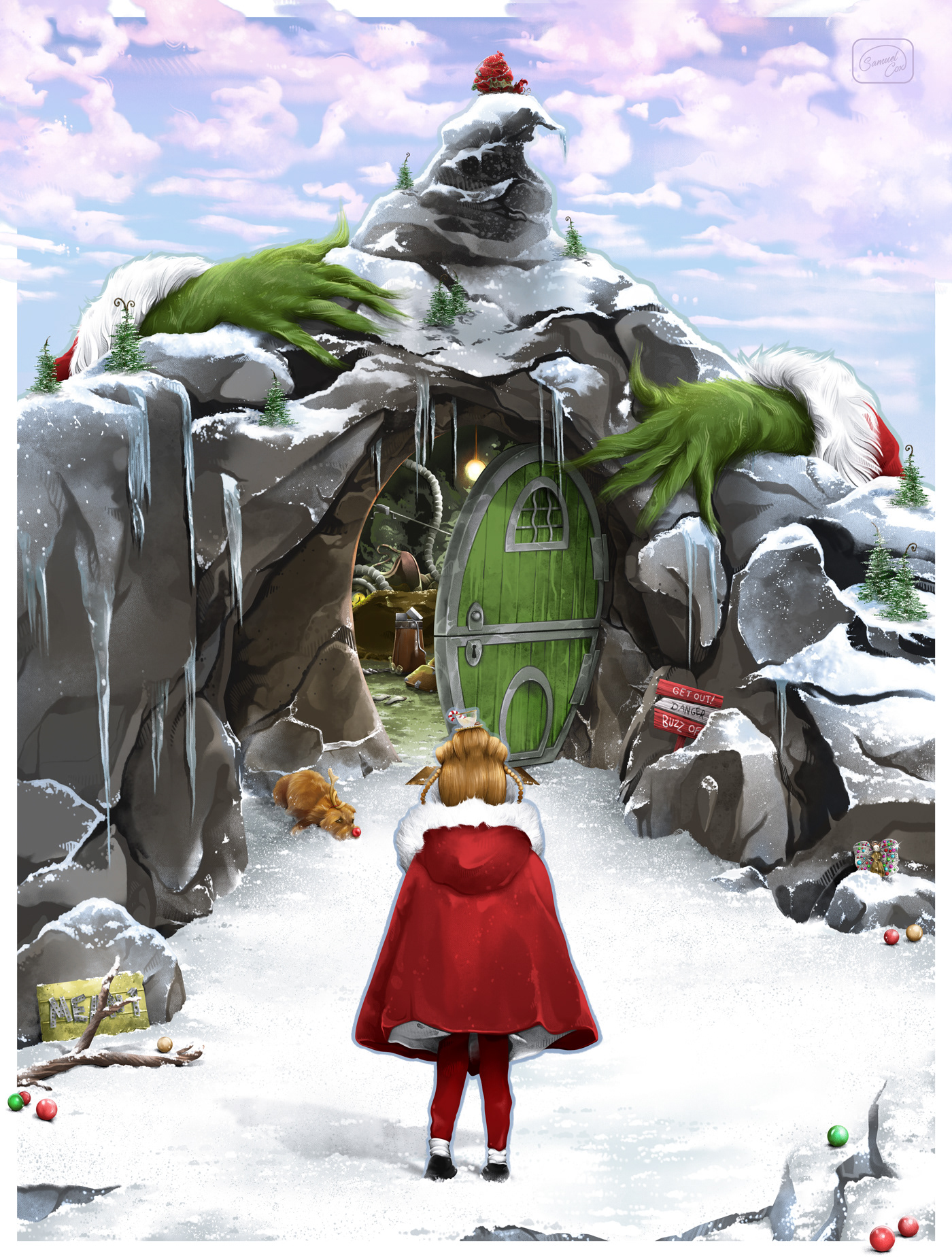 Poster Tribute for Dr.Seuss' "How the Grinch Stole Christmas". 2025