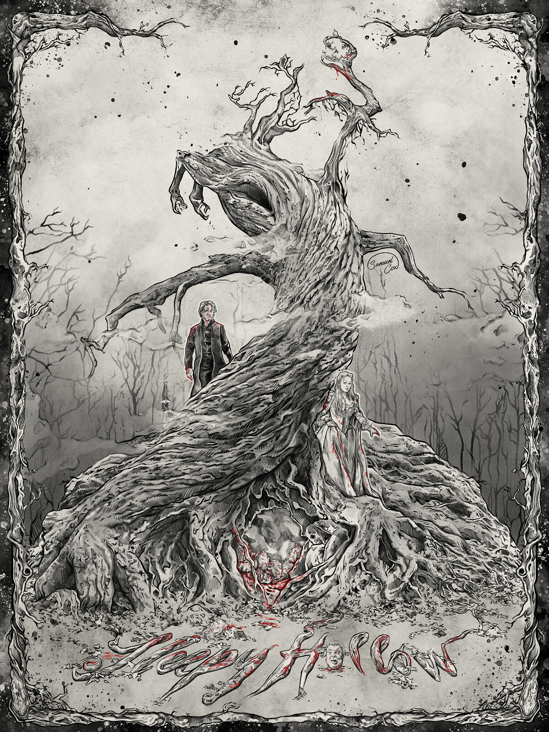 Poster Tribute for Tim Burton's "Sleepy Hollow". 2025