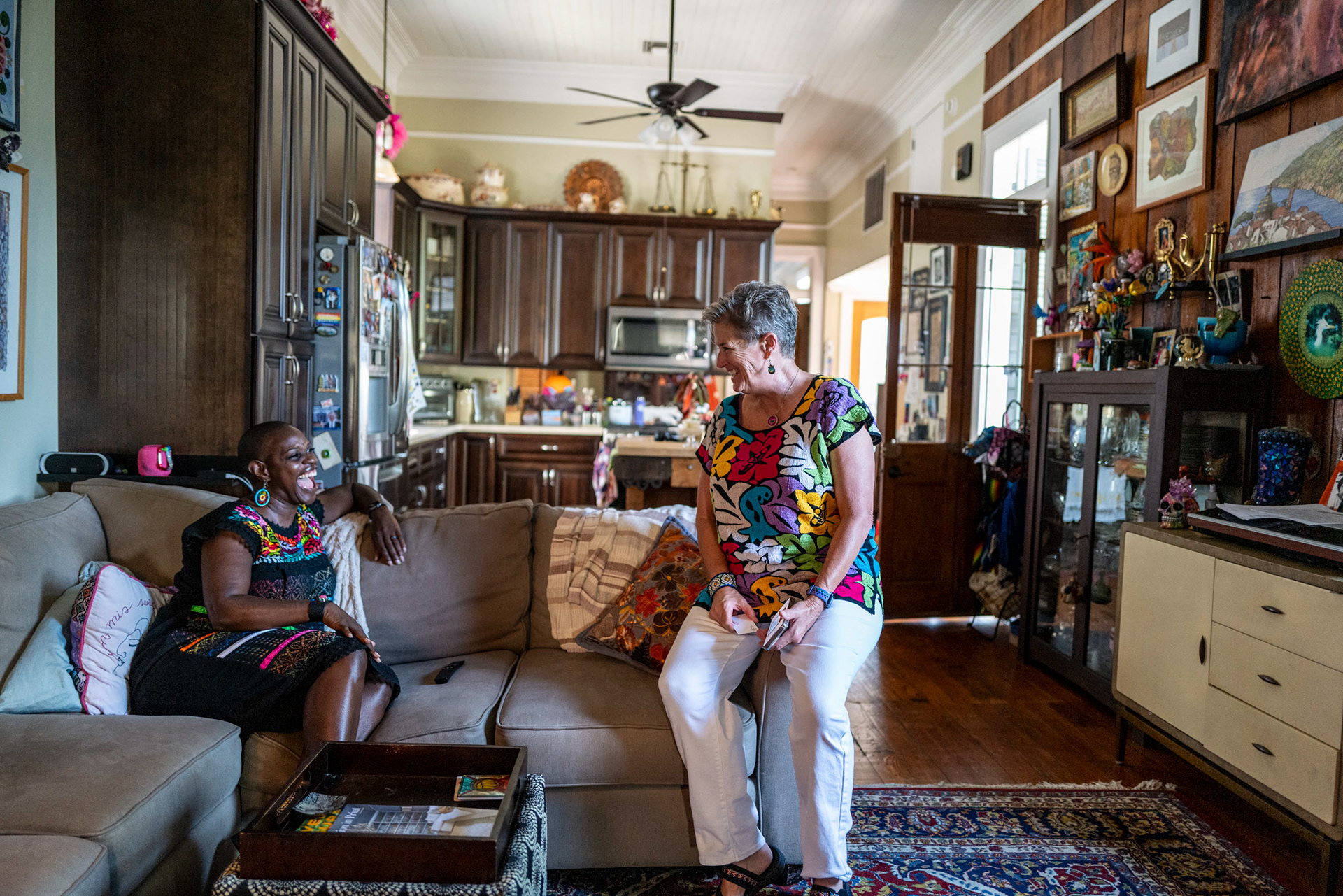 Mary and Cam at Home