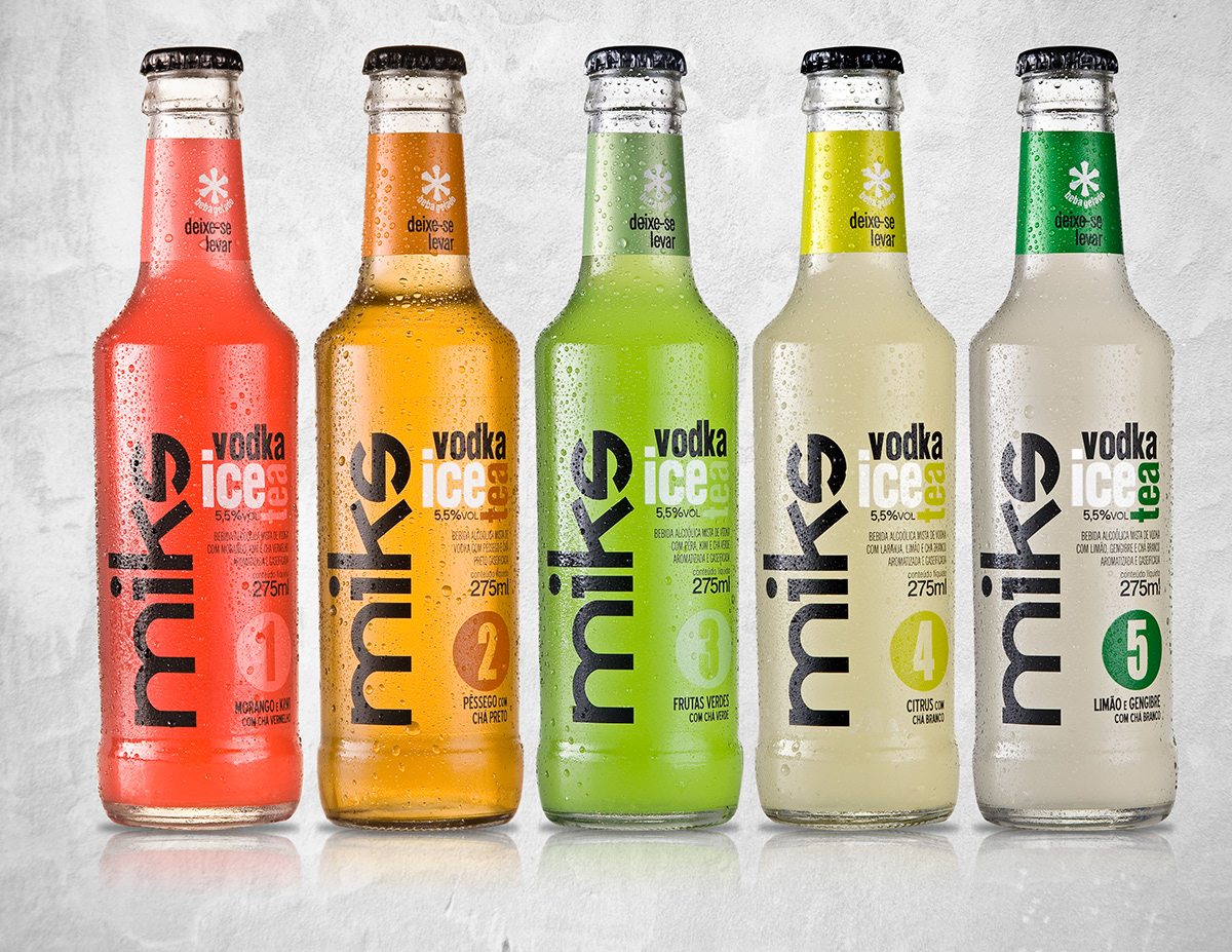 Design Único MIKS VODKA ICE TEA