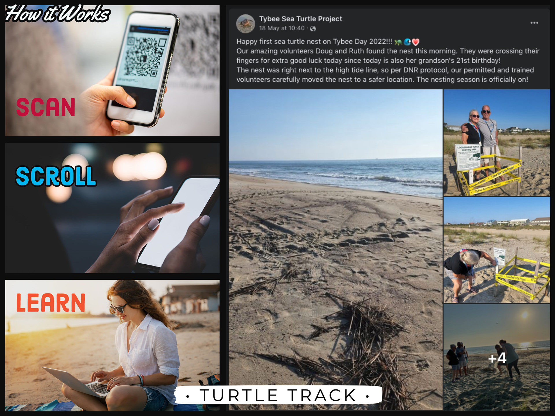 The use of already existing social media sites and channeling them into one easy to access point of reference provides continuity.
