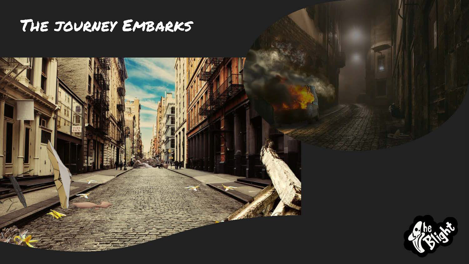 Guests continue to walk through a dystopia style Savannah