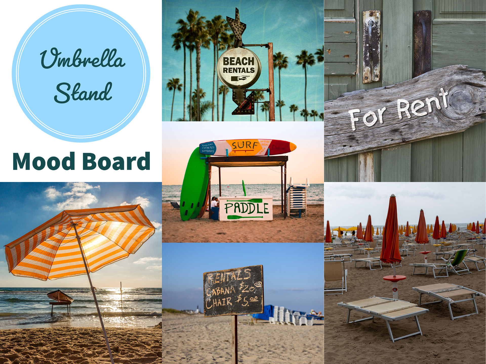 Umbrella Stand Mood Board 2022