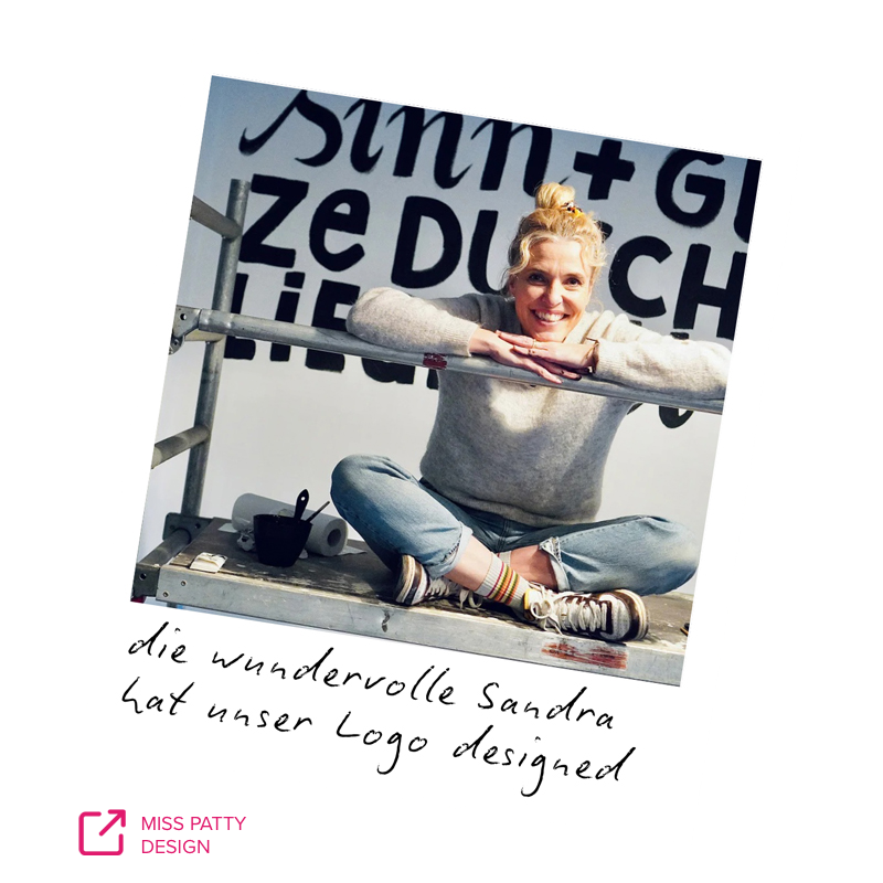 Die wundervolle Sandra Paradiek hat unser Logo designed