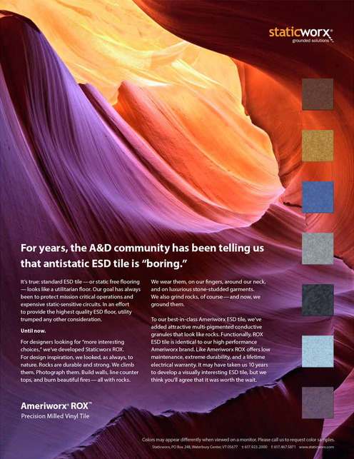 product ad showcasing product line's unique color offerings