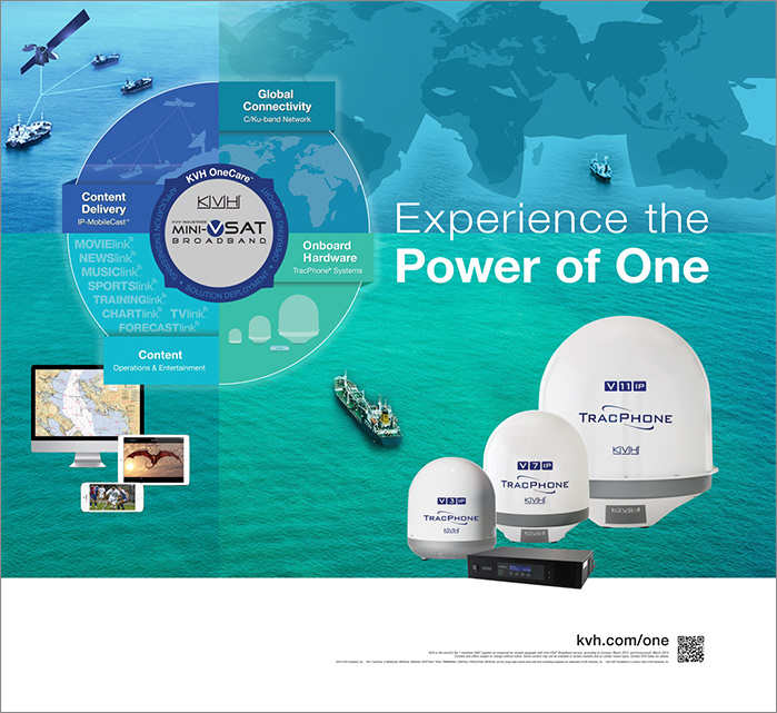 booth graphic for marine satellite communications