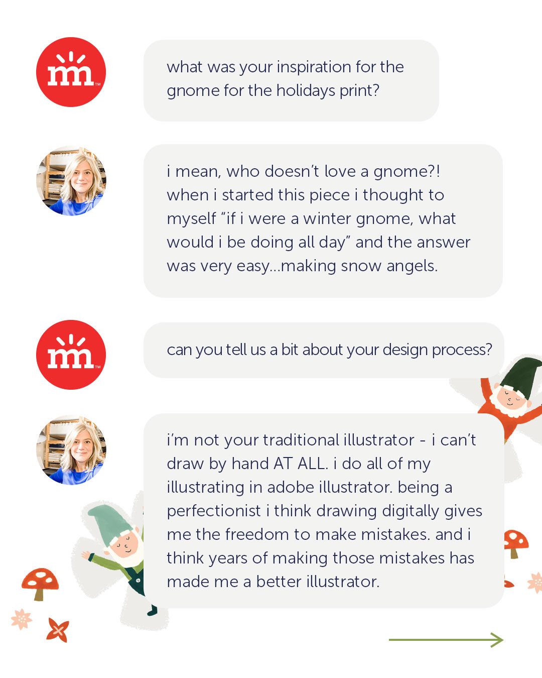"Gnome for the Holidays" Feed Slide 3