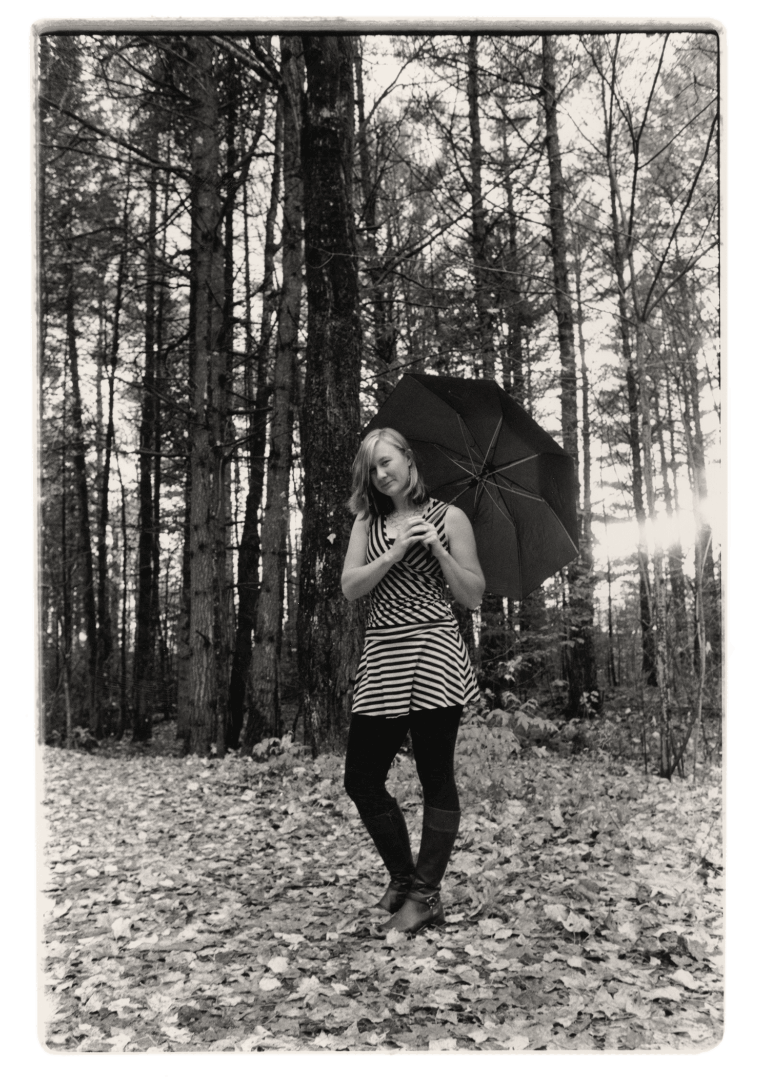 Heather with an Umbrella