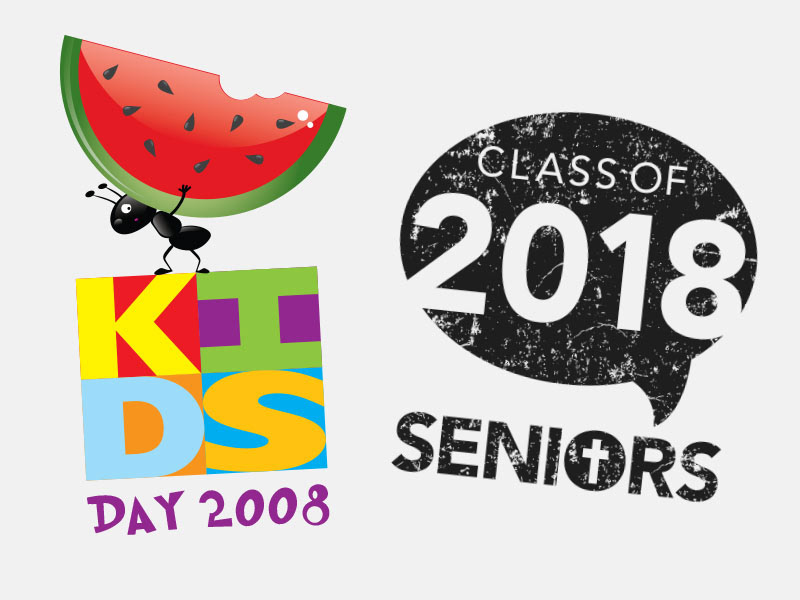 Children's Ministry T-Shirt Art and Class of 2018 T-Shirt Art