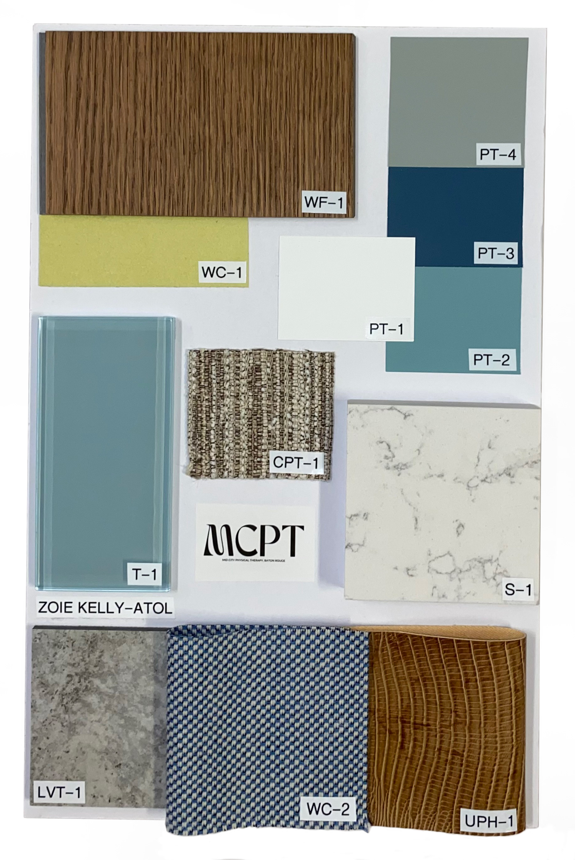 MCPT Material Board
