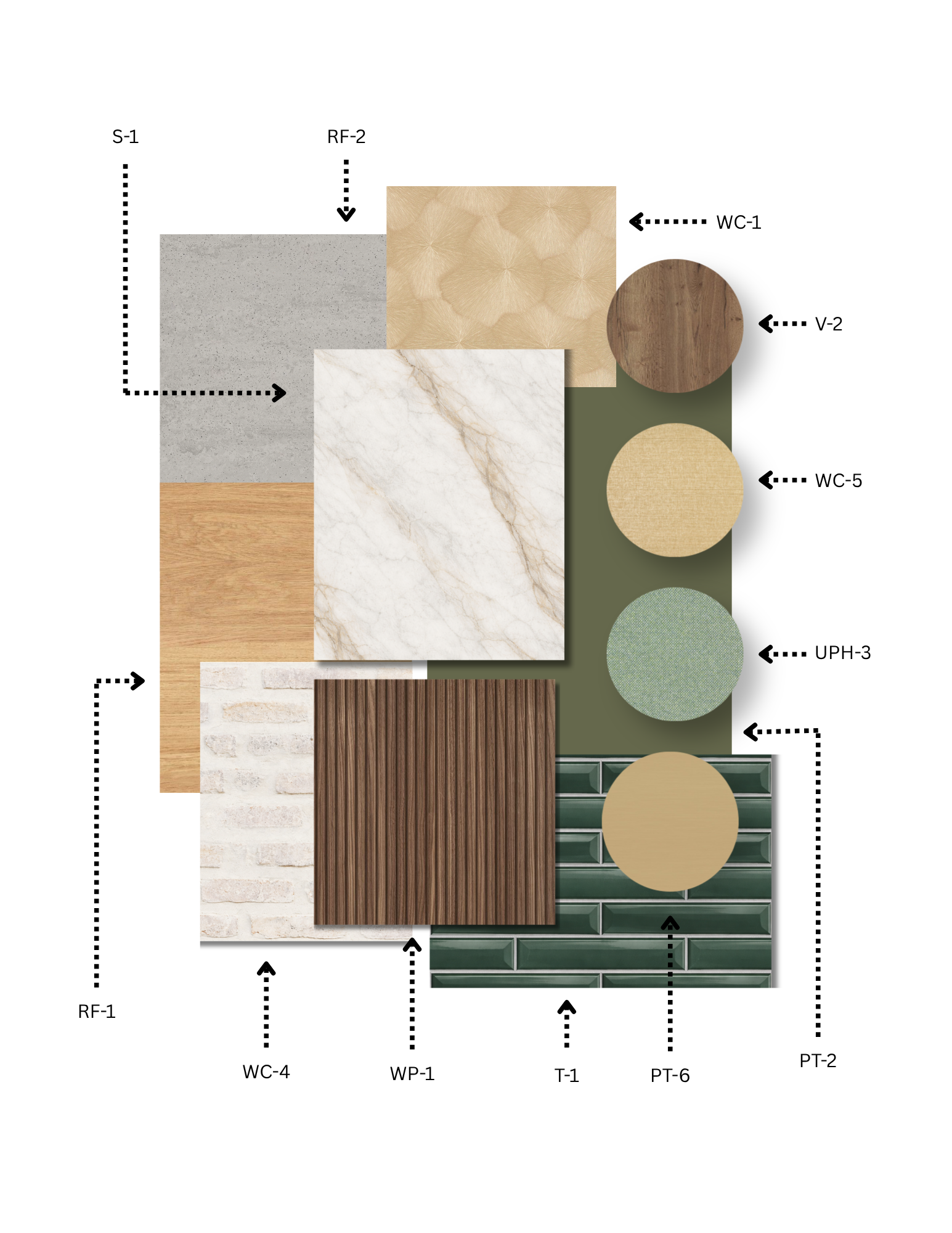 Cafe 3 Material Board