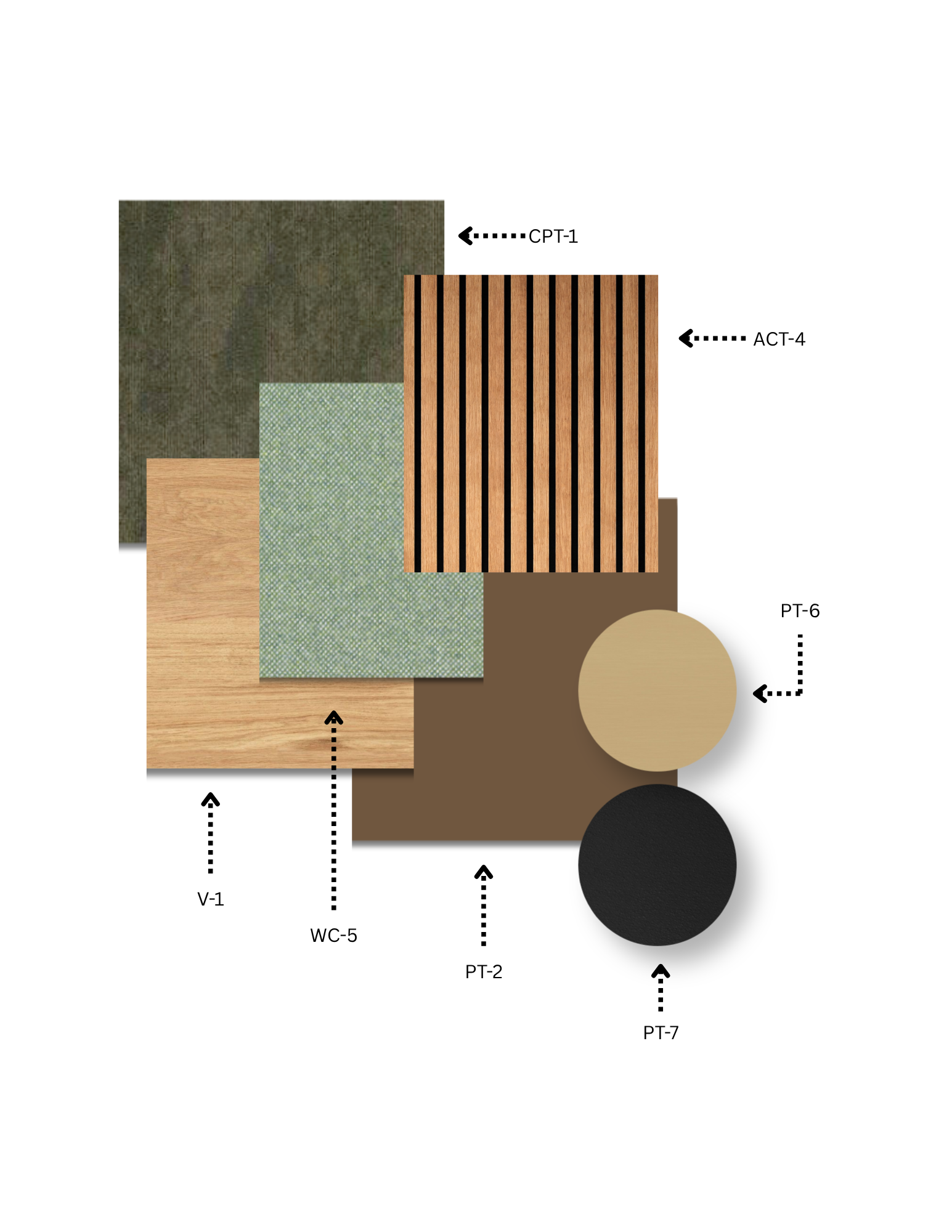 Music Practice Room Material Board