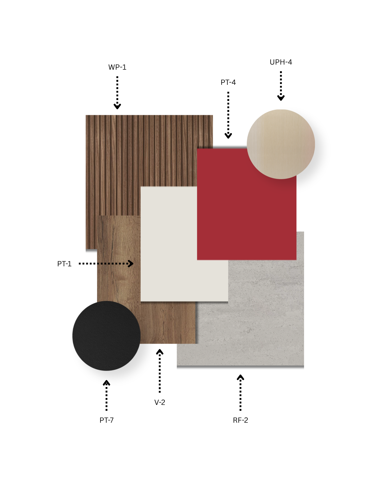Painting Studio Material Board