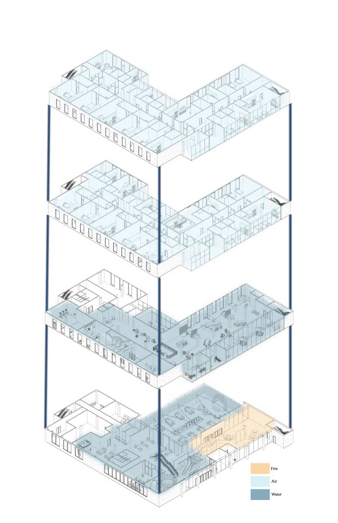 Isometric Stacked View