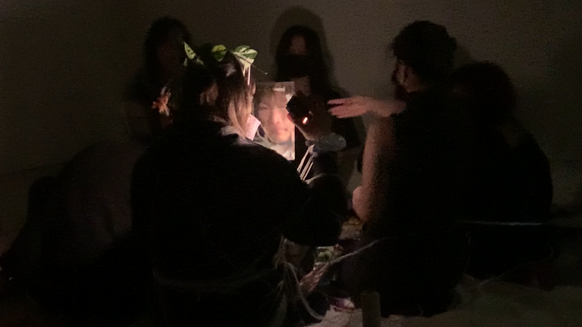 (from the camera view)