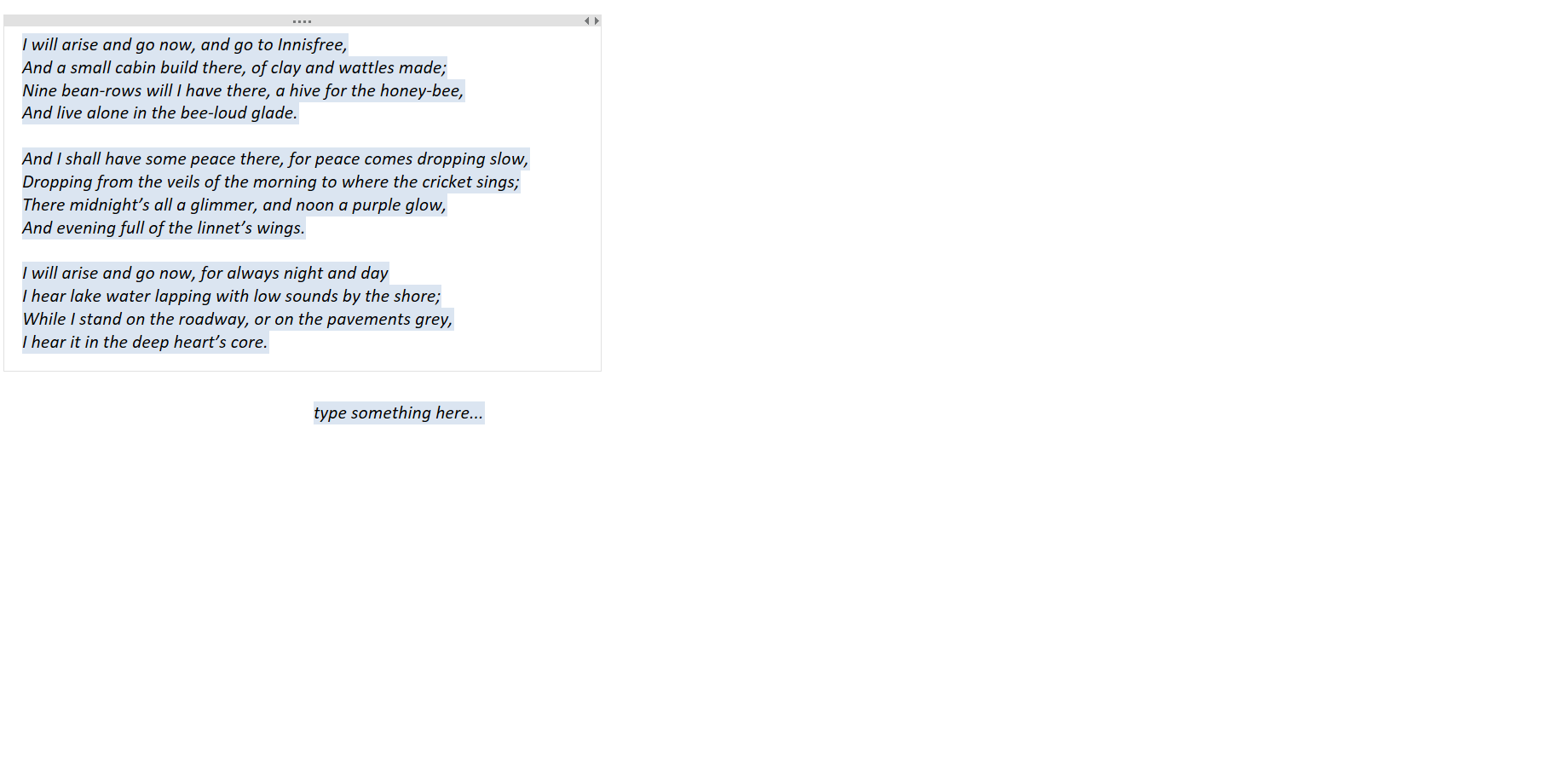 The display patch in the beginning of the exhibition period