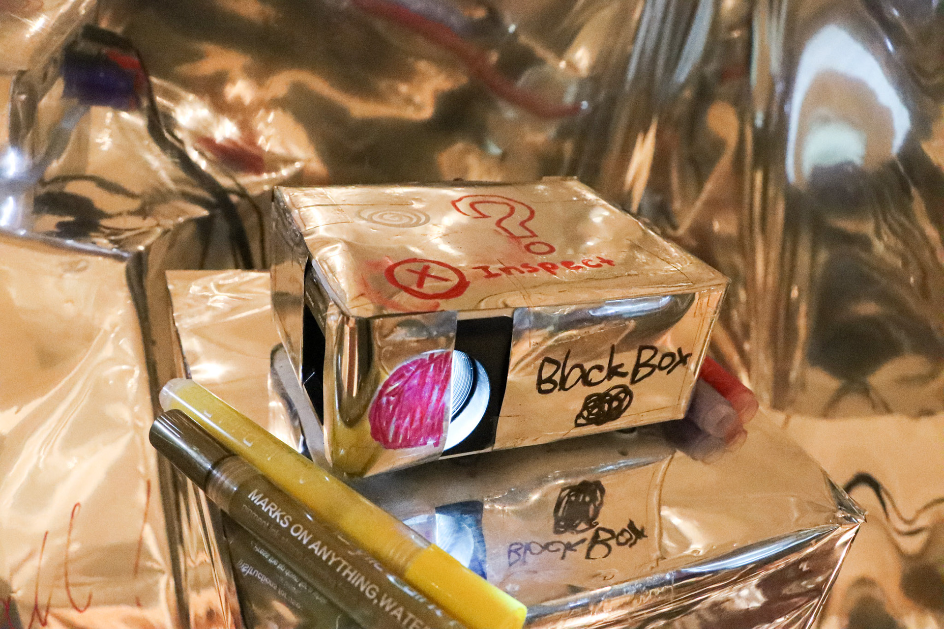 The projector by the end