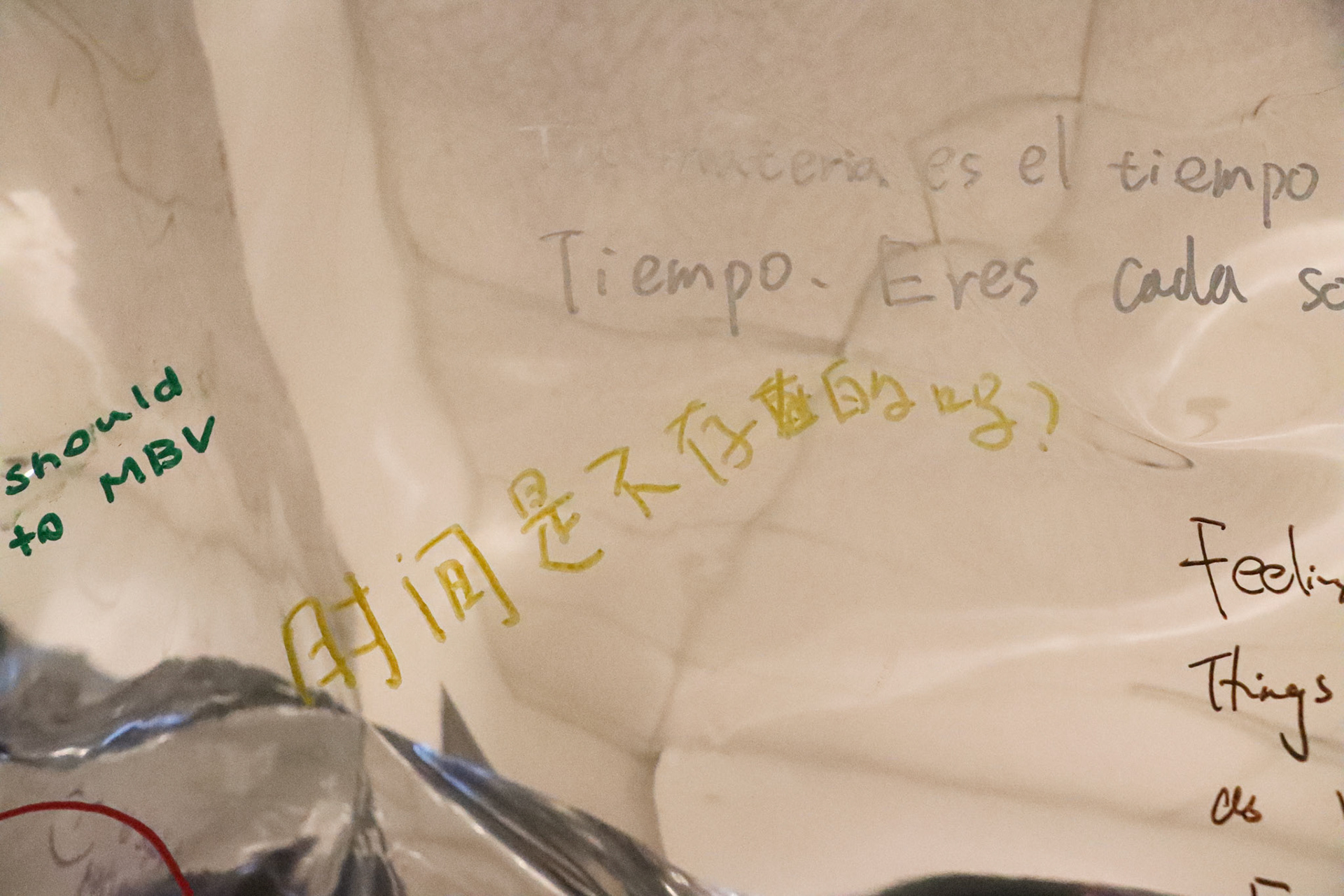 "Does time not exist?"