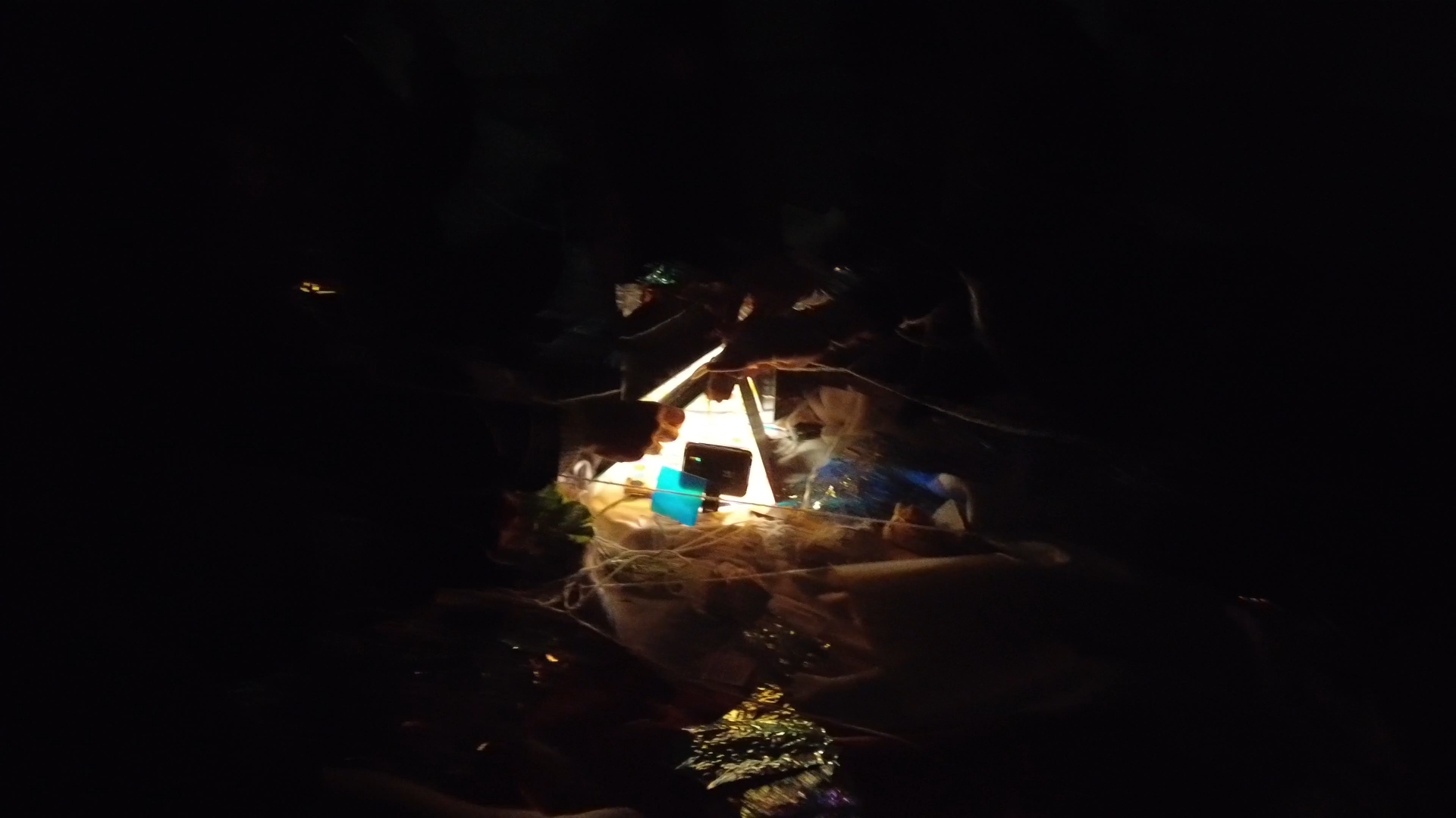 the glowing little house (?)