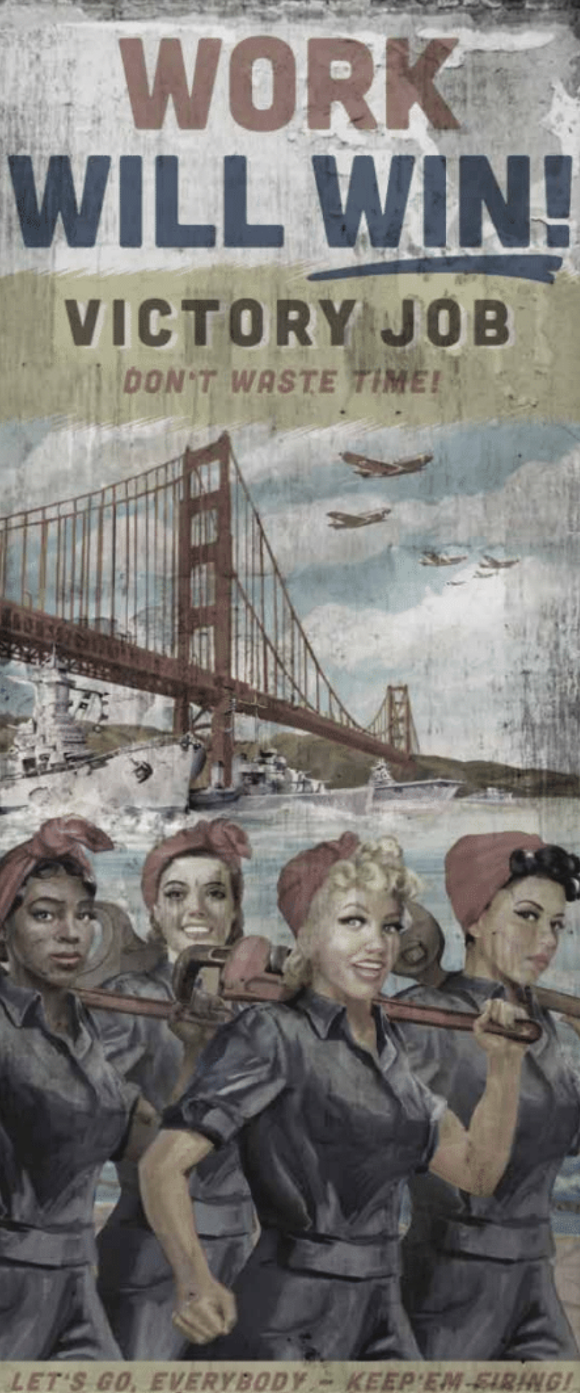 Wall painting Tiffany's workshop