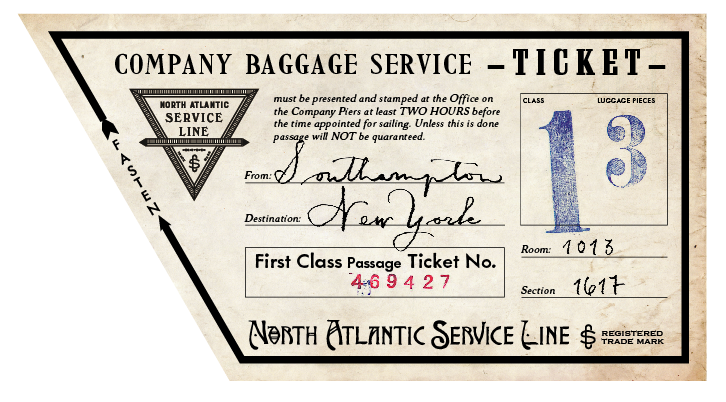 Suitcase ticket