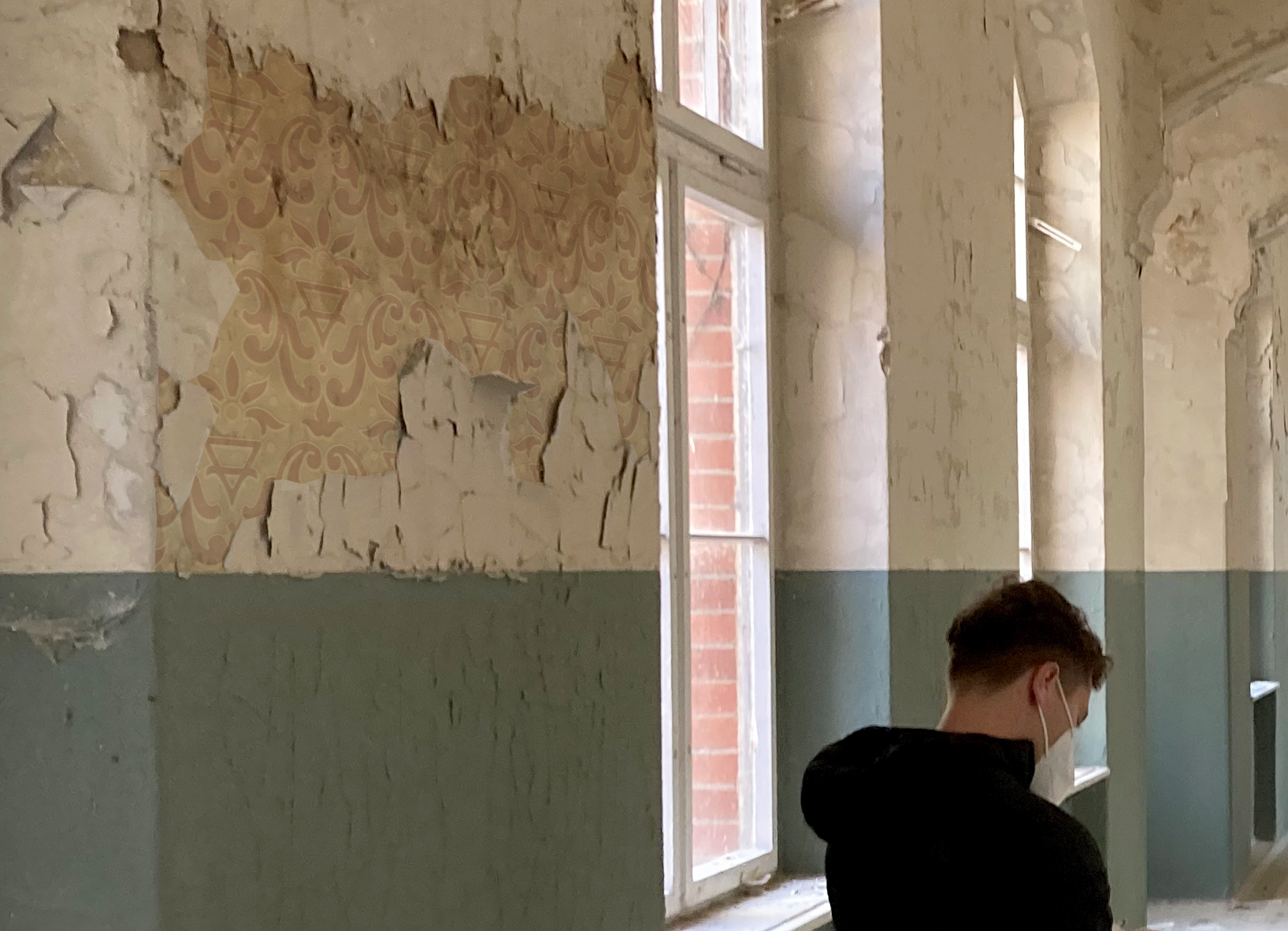 wallpaper design, mock up