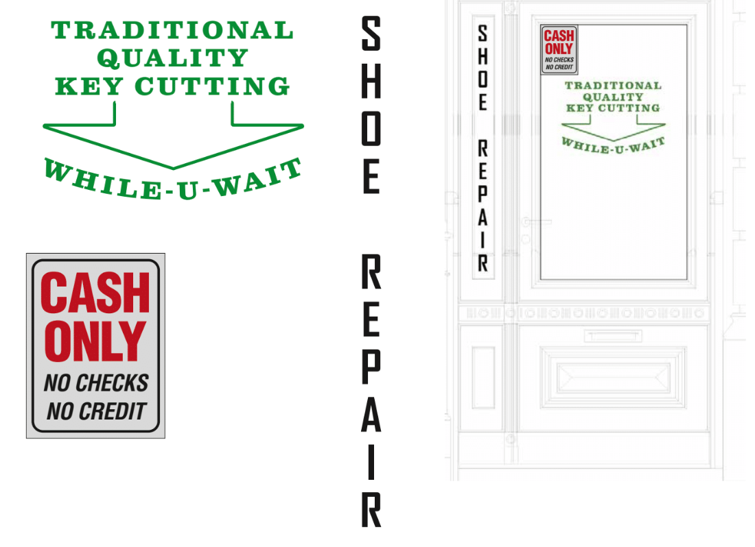 Shop signs - Babelsberg back lot