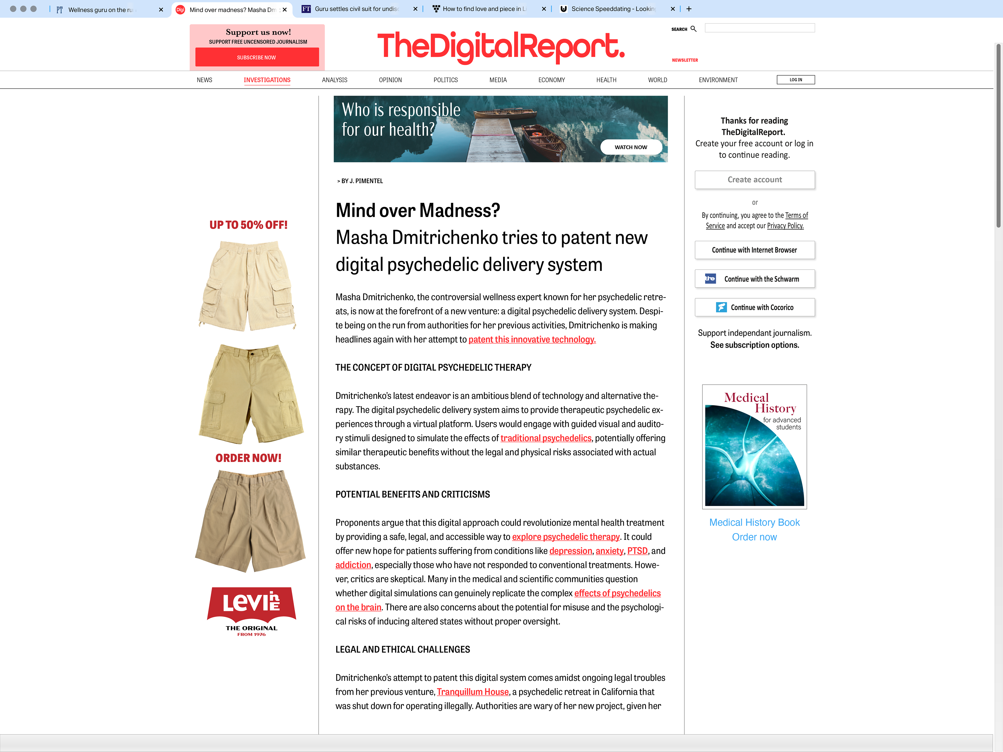 websites about Masha