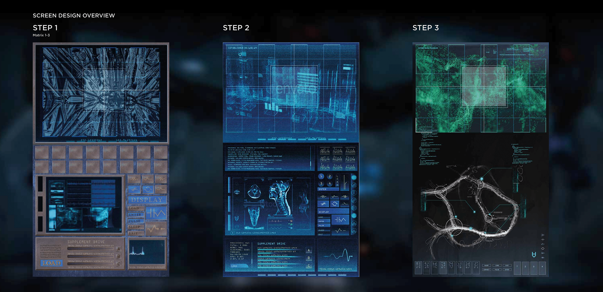 Ship MNEMOSYNE - Screen GFX presentation 