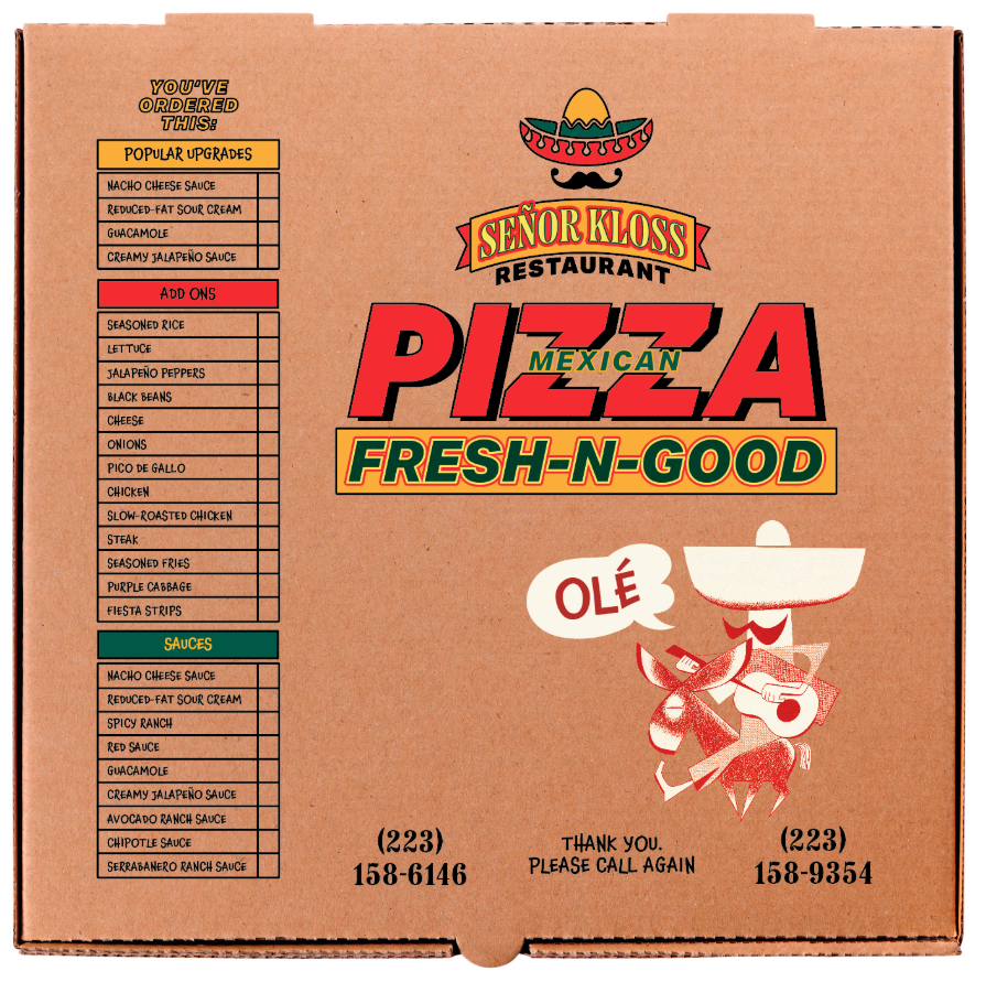 American Pizza box