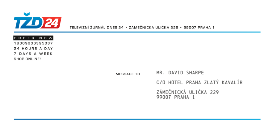 Prague News Channel, paperwork, 2005