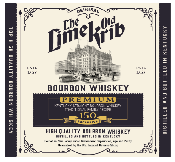 American Whiskey Label