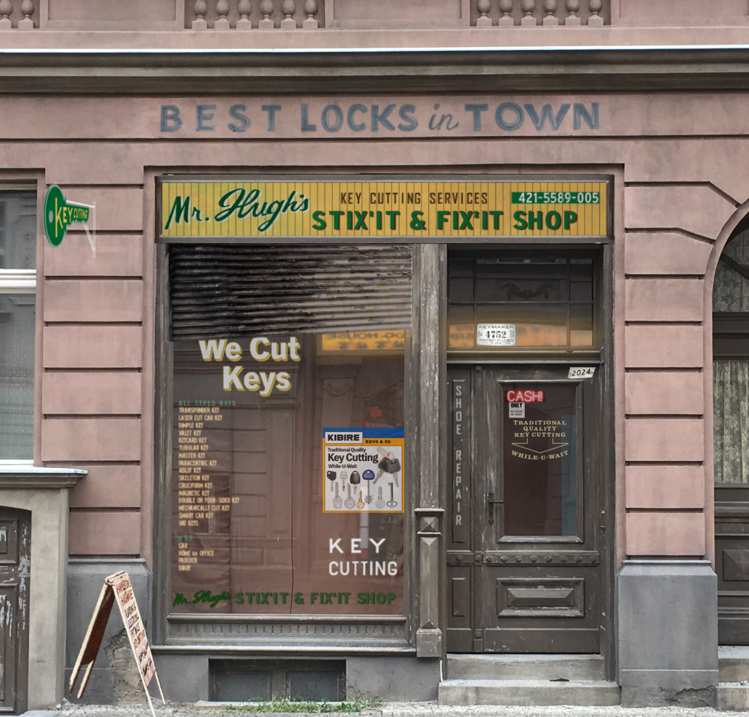 Shop sign  - Babelsberg back lot