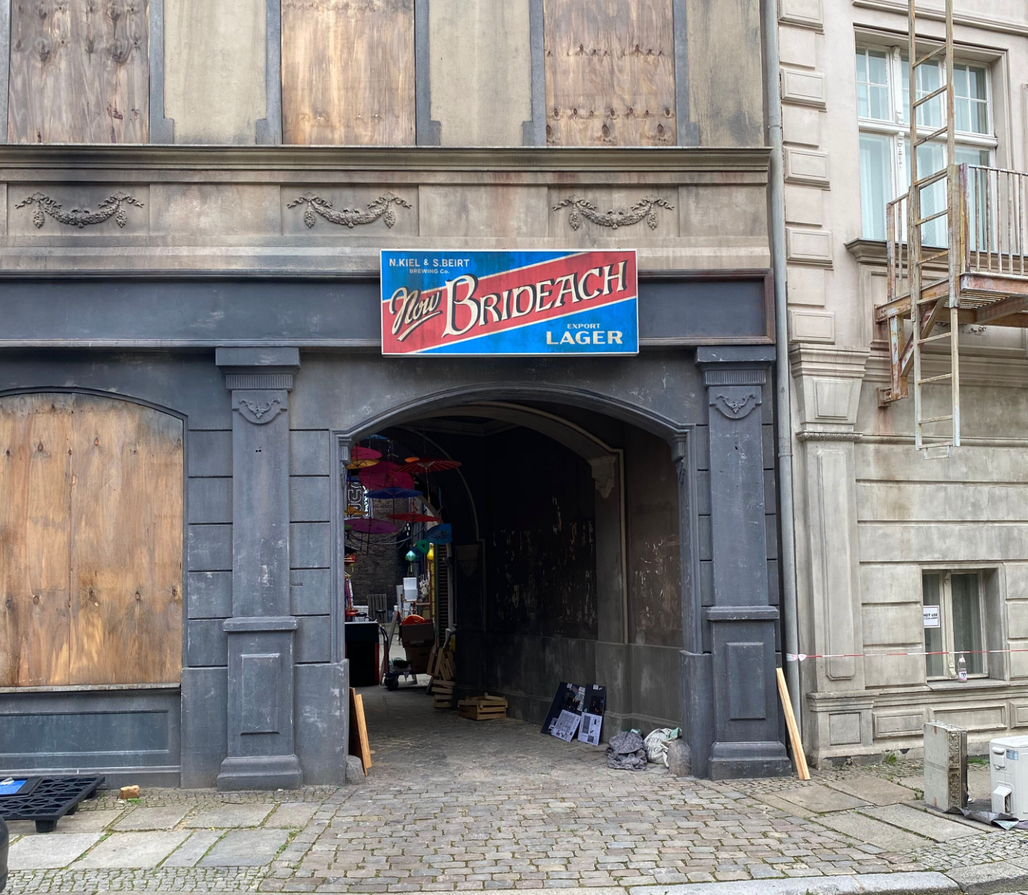 Shop sign  - Babelsberg back lot