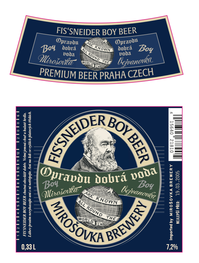 beer label Prague