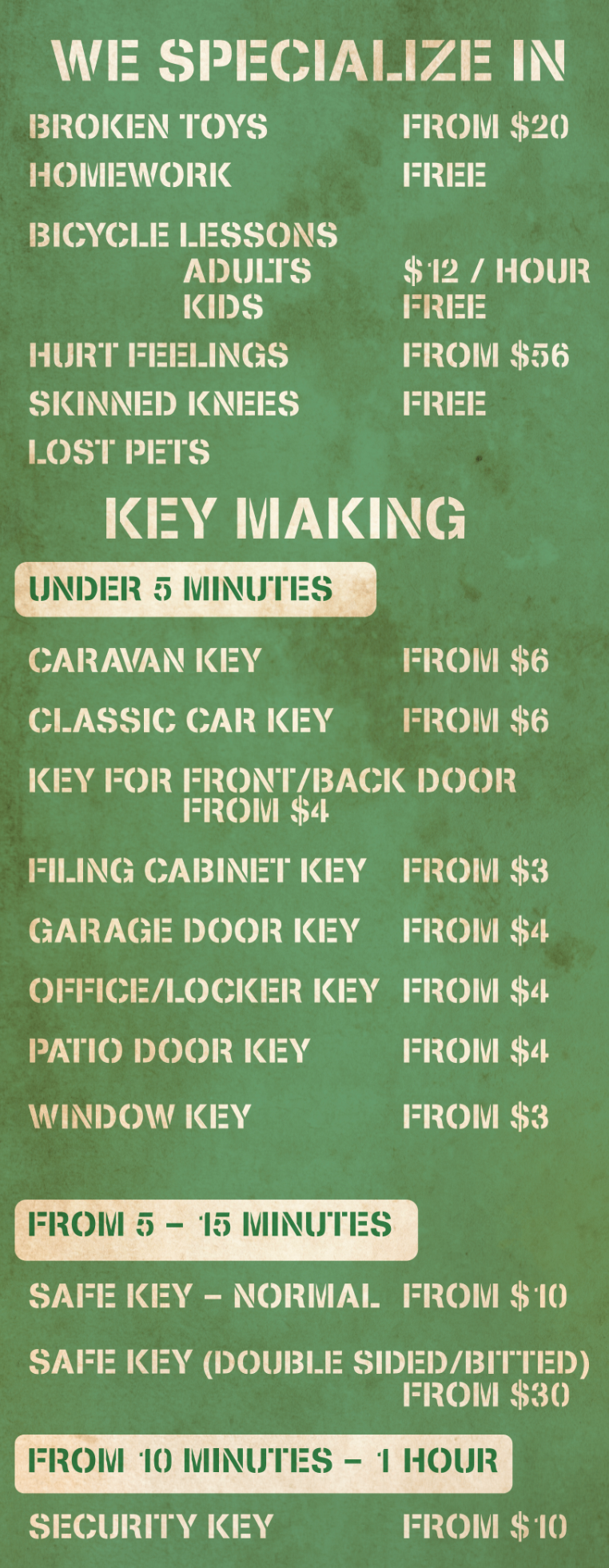  shop sign - Babelsberg back lot