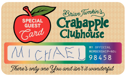 Kids TV show, member card kids