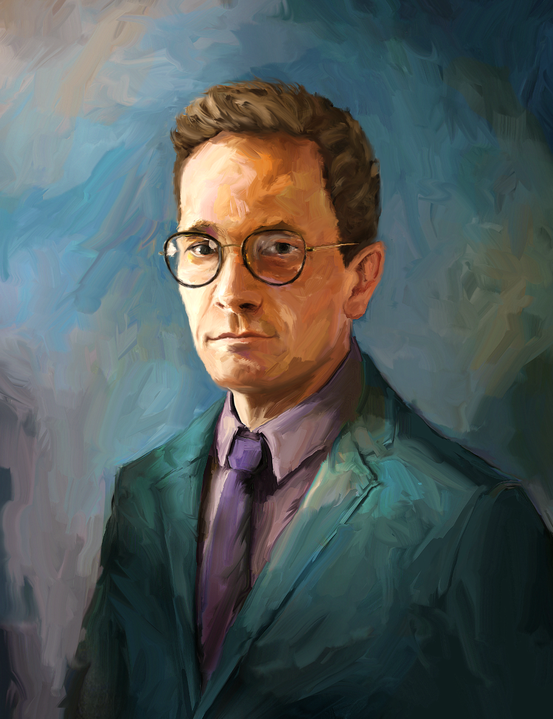 Oil painting - the Analyst