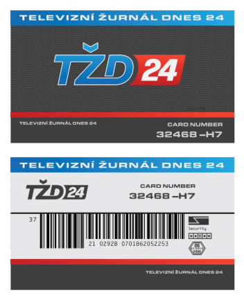 Prague News Channel, Staff badge, 2005